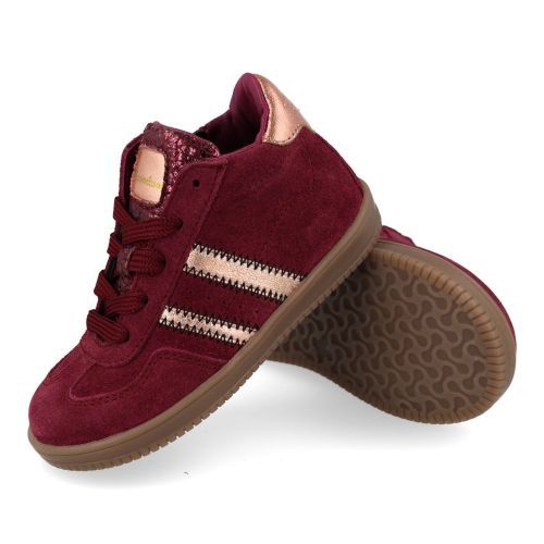 Pinocchio sneakers bordeaux Meisjes (Bordeaux  sneaker  - P1104) - Junior Steps