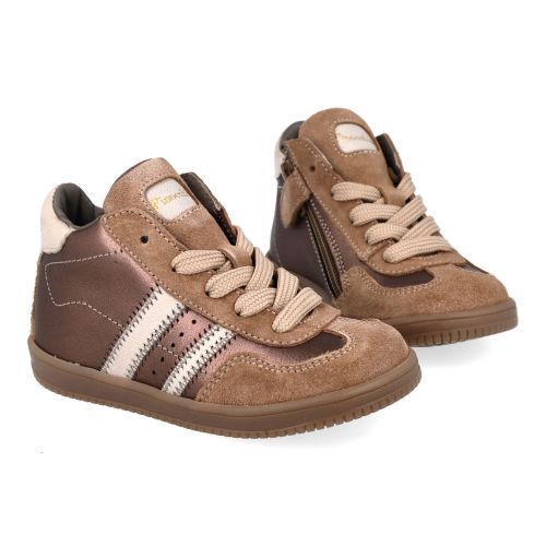 Pinocchio sneakers brons Meisjes (Bronze  sneaker  - P1104) - Junior Steps
