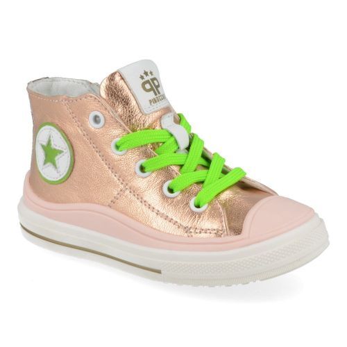 Pinocchio sneakers GOUD Meisjes ( - goud metallic sneaker met stootneusP1544) - Junior Steps