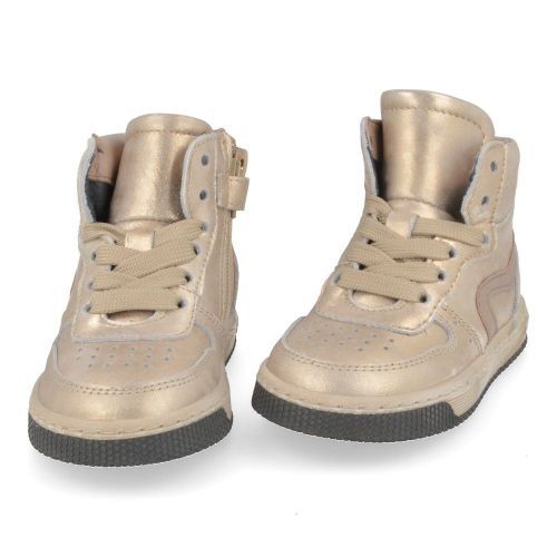 Pinocchio sneakers GOUD Meisjes ( - gouden sneaker P1301) - Junior Steps