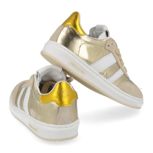 Pinocchio sneakers GOUD Meisjes ( - gouden sneaker P1510) - Junior Steps