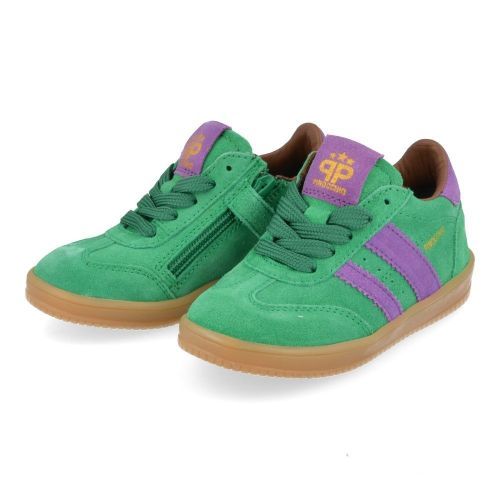 Pinocchio sneakers groen Meisjes ( - groene sneaker P1511/C) - Junior Steps