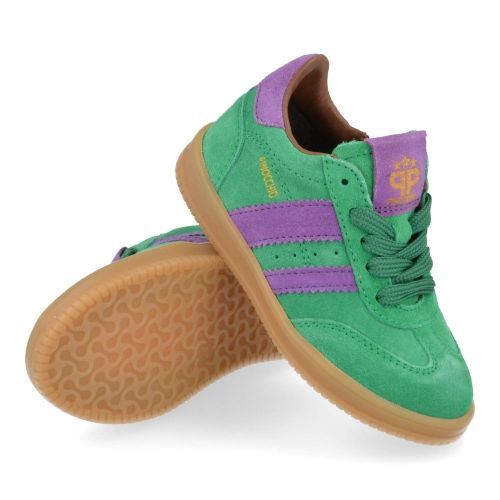 Pinocchio sneakers groen Meisjes ( - groene sneaker P1511/C) - Junior Steps