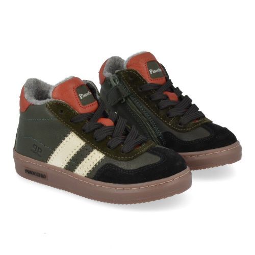 Pinocchio sneakers groen  (groene  sneaker  - P1404/B) - Junior Steps