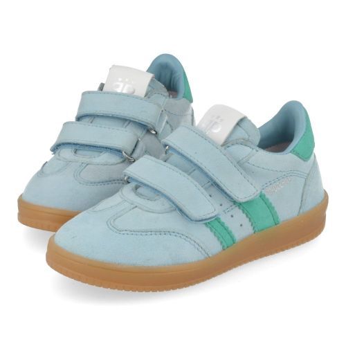 Pinocchio sneakers lichtblauw Meisjes ( - lichtblauwe sneaker P1511) - Junior Steps