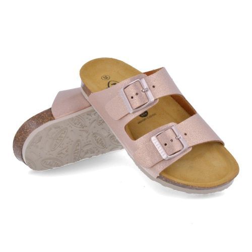 Plakton sandalen roze Meisjes (rozé slipper met voetbed - 180010) - Junior Steps