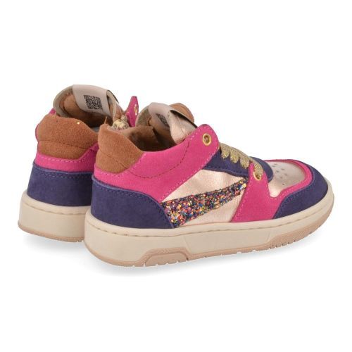 Poldino sneakers GOUD Meisjes (beige gouden sneaker  - 6616) - Junior Steps