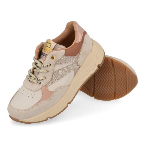 Poldino sneakers beige Meisjes (beige sneaker  - 6533) - Junior Steps