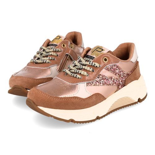 Poldino sneakers beige Meisjes (beige sneaker  - 6533RM) - Junior Steps