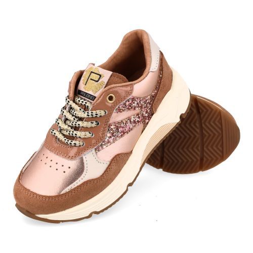 Poldino sneakers beige Meisjes (beige sneaker  - 6533RM) - Junior Steps