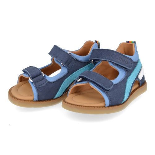 Poldino sandalen blauw Jongens ( - blauw sandaaltje6521) - Junior Steps