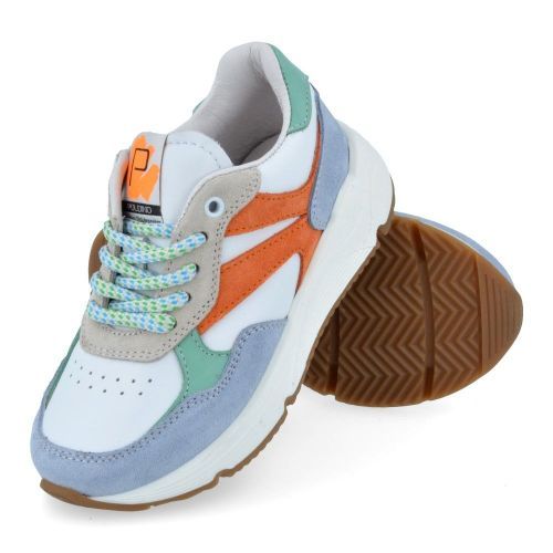 Poldino sneakers blauw Jongens (blauw witte sneaker  - 6533) - Junior Steps