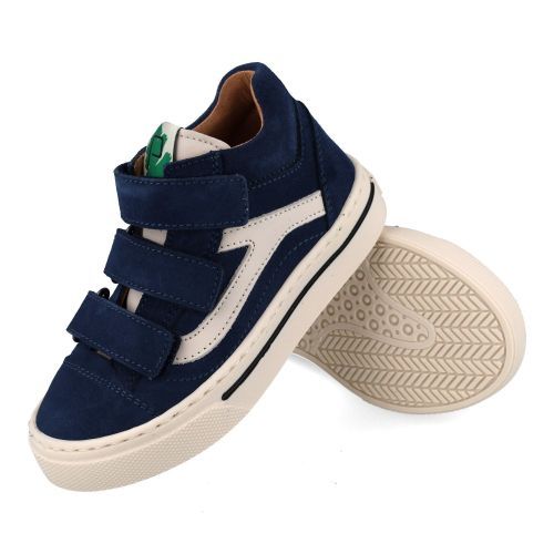 Poldino sneakers blauw Jongens (Blauwe sneaker met velcro sluiting - 6802CL) - Junior Steps