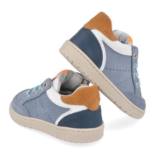 Poldino Schoenen jeans bl Jongens ( - blauwe sneaker6310) - Junior Steps