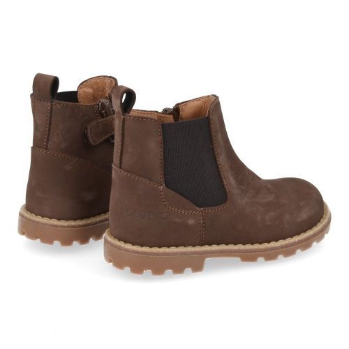 Poldino laarzen kort bruin Jongens (bruin kort laarsje - 6402FR) - Junior Steps