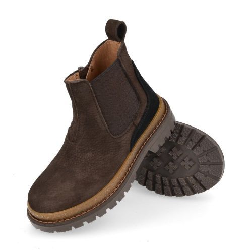 Poldino laarzen kort bruin  (bruin kort laarsje - 6812NMM) - Junior Steps