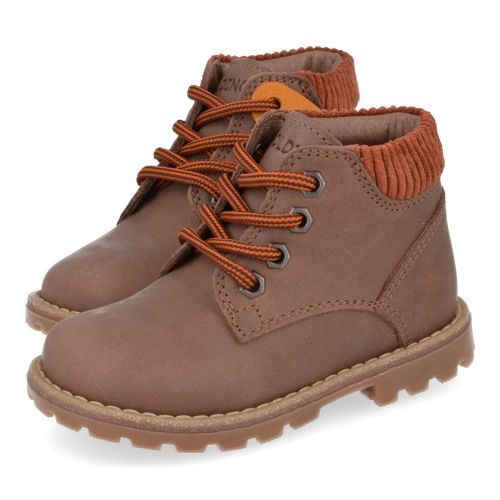 Poldino veterbottine bruin Jongens ( - bruine veterbottine6400) - Junior Steps