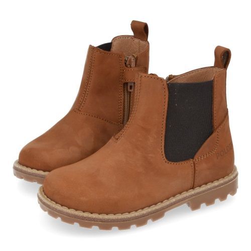 Poldino Short boots cognac  (6402) - Junior Steps