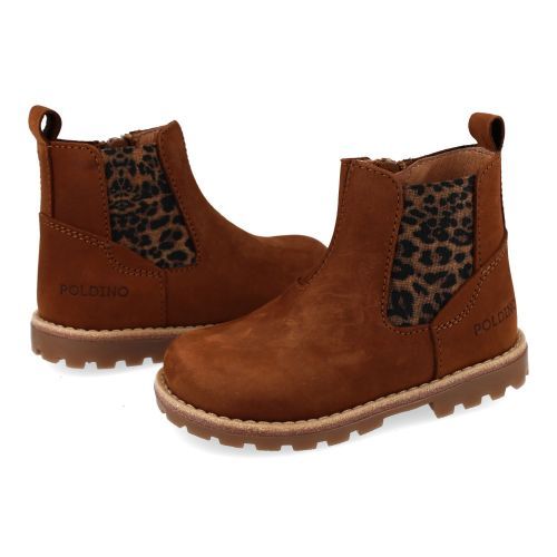 Poldino Bottines cognac Filles (6402FC) - Junior Steps