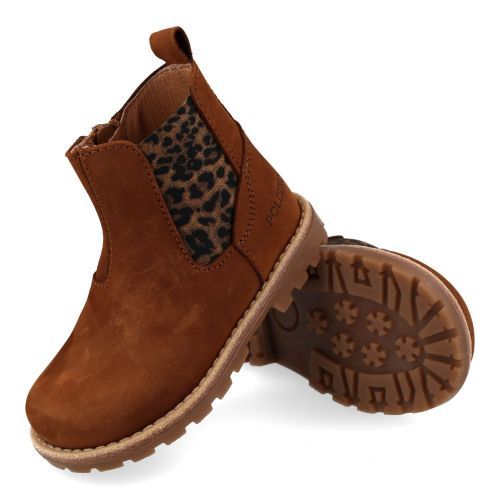 Poldino Bottines cognac Filles (6402FC) - Junior Steps