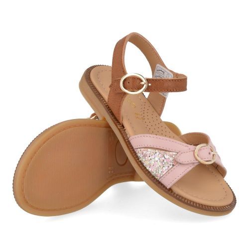 Poldino sandalen roze Meisjes ( - cognac roze sandaal6323) - Junior Steps