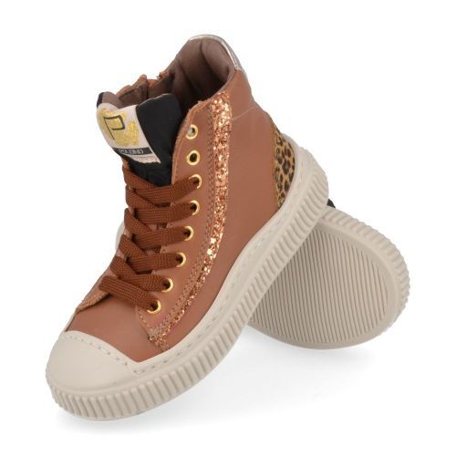 Poldino Sneakers cognac Girls (6438) - Junior Steps