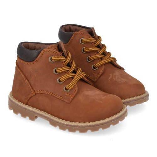 Poldino Lace boot cognac  (6400) - Junior Steps