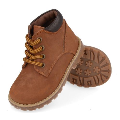 Poldino Lace boot cognac  (6400) - Junior Steps