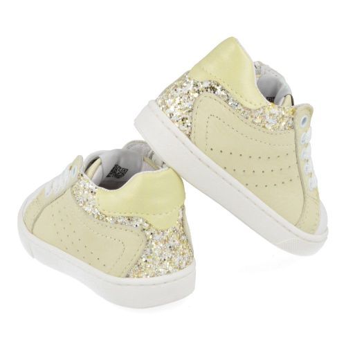 Poldino sneakers geel Meisjes ( - gele sneaker6317) - Junior Steps