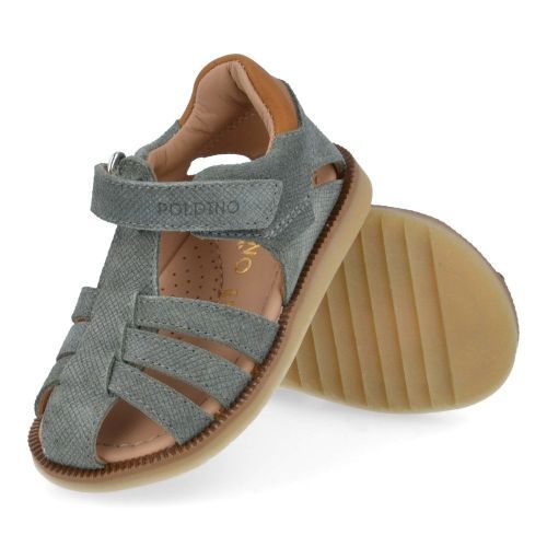 Poldino sandalen kaki Jongens (gesloten sandaal kaki - 6523) - Junior Steps