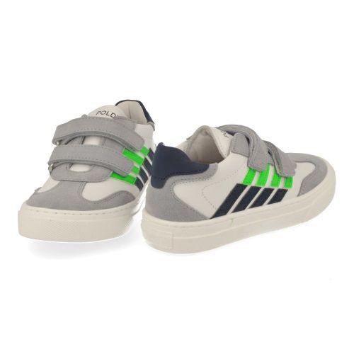 Poldino sneakers grijs Jongens (grijze sneaker met velcro sluiting - 6904) - Junior Steps