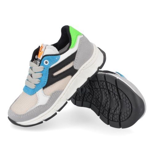 Poldino sneakers grijs Jongens ( - grijze sneaker6332) - Junior Steps