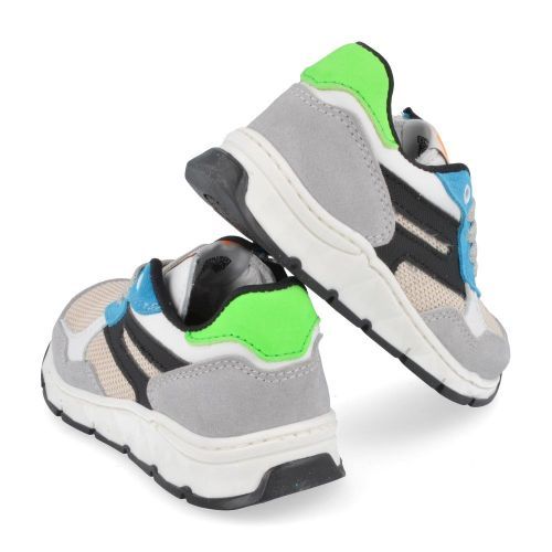 Poldino sneakers grijs Jongens ( - grijze sneaker6332) - Junior Steps