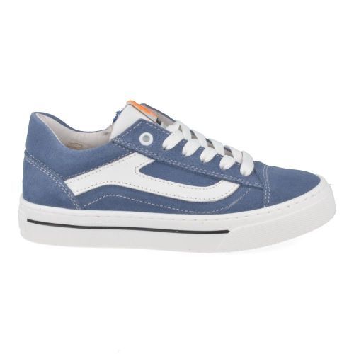 Poldino sneakers blauw  (jeansblauwe sneaker  - 6723) - Junior Steps