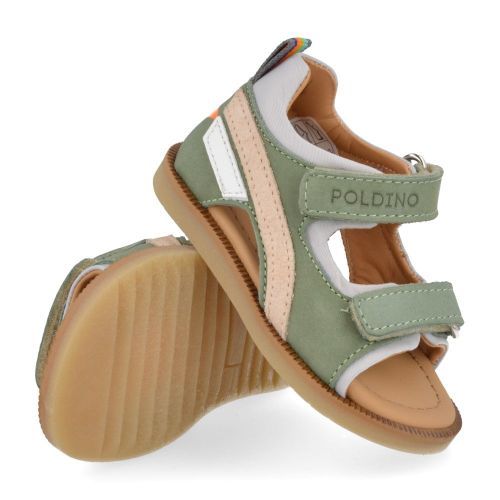 Poldino sandalen kaki Jongens ( - kaki sandaaltje6521) - Junior Steps