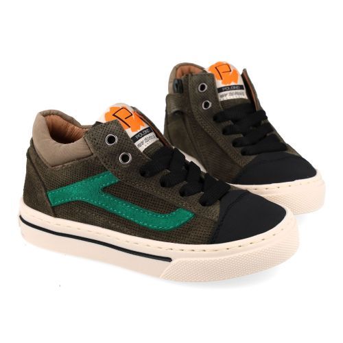 Poldino Baskets Kaki Garçons (6801TK) - Junior Steps