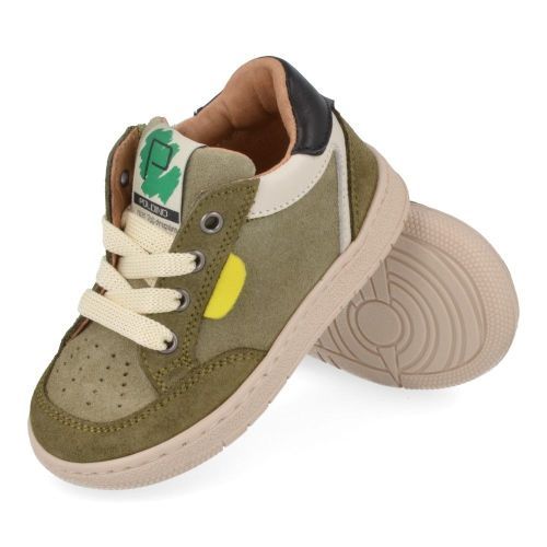 Poldino sneakers kaki Jongens (kaki sneaker  - 6507) - Junior Steps