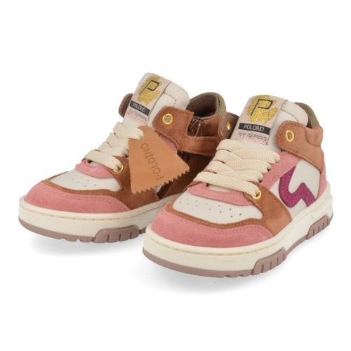 Poldino Sneakers pink Girls (6619) - Junior Steps