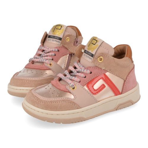 Poldino Sneakers pink Girls (6892) - Junior Steps
