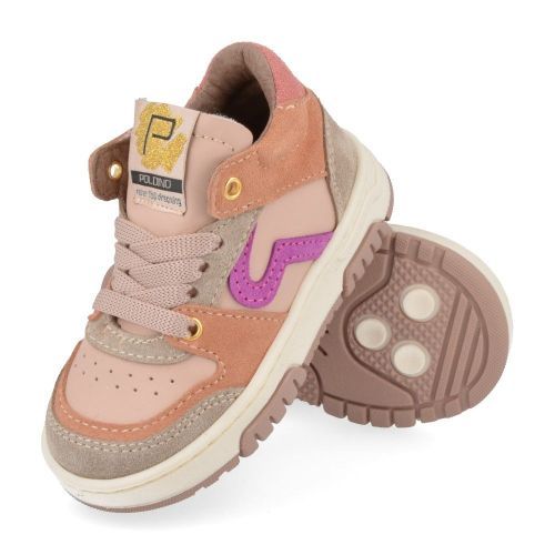 Poldino Sneakers pink Girls (6619) - Junior Steps