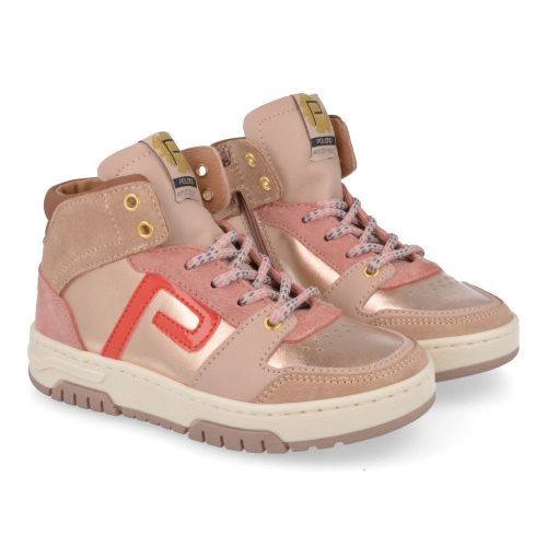 Poldino sneakers roze Meisjes (roze sneaker met goud - 6893) - Junior Steps