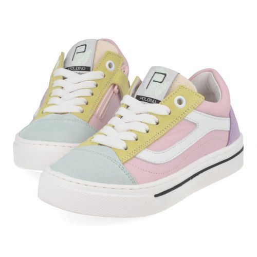 Poldino Schoenen roze Meisjes ( - roze sneaker6723) - Junior Steps