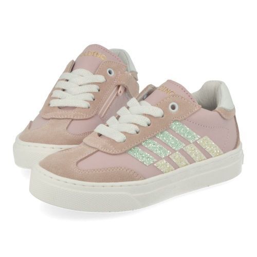 Poldino sneakers roze Meisjes (roze sneaker  - 6903) - Junior Steps