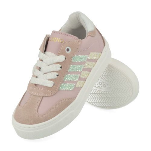 Poldino sneakers roze Meisjes (roze sneaker  - 6903) - Junior Steps