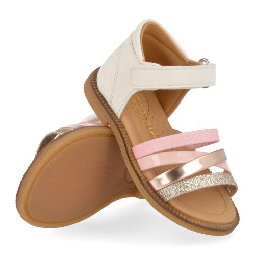 Poldino Sandals wit Girls (6525) - Junior Steps