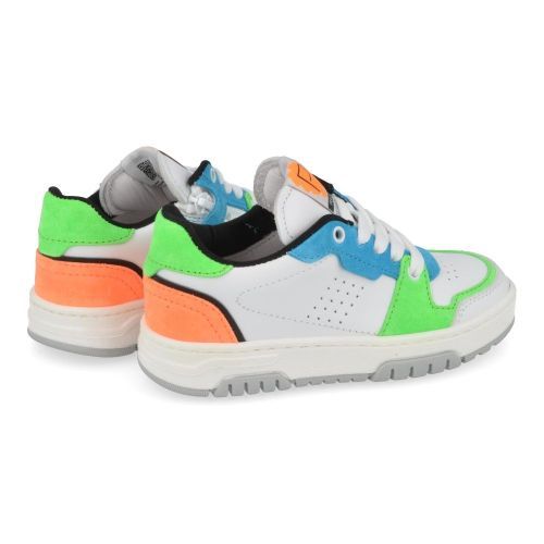 Poldino Schoenen wit Jongens ( - witte sneaker 6530) - Junior Steps