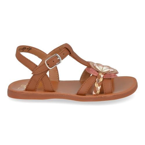 pom d'api sandalen cognac