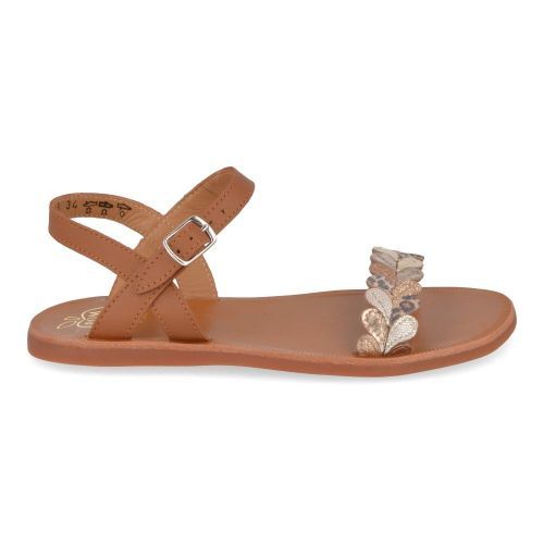 pom d'api sandalen cognac