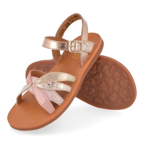 Pom d'api sandalen roze Meisjes ( - plagette oto rozé sandaalplagette oto) - Junior Steps