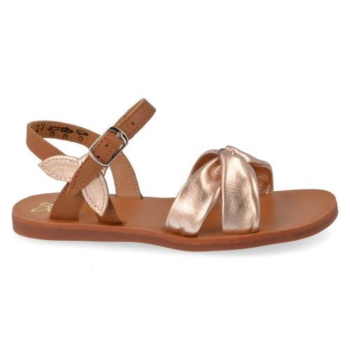 pom d'api sandalen cognac